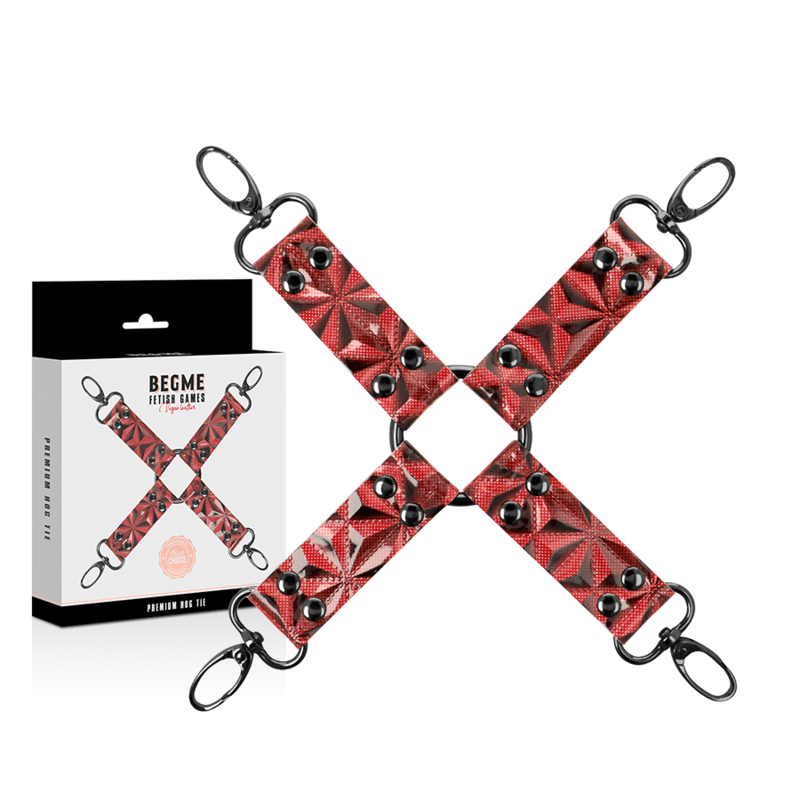 BEGME - RED EDITION PREMIUM VEGANSKT LÄDERSLIPS