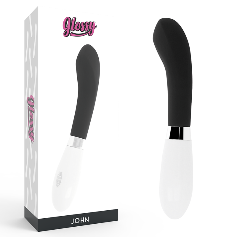 GLOSSY - JOHN VIBRATOR SVART