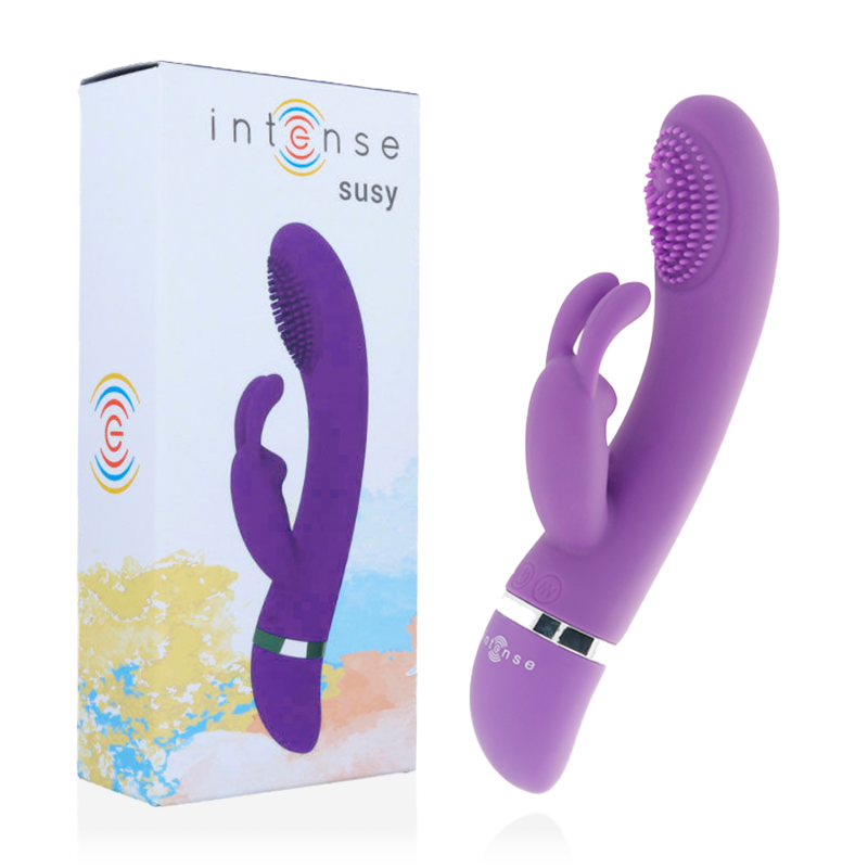 INTENSIV - SUSY SILIKON KANIN LILA OSCILLERANDE VIBRATOR