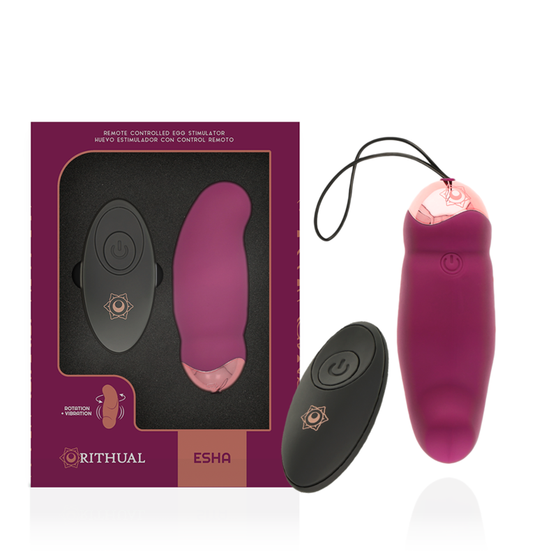 RITHUAL - ESHA ÄGG FJÄRRKONTROLLSYSTEM ROTATION + VIBRATION