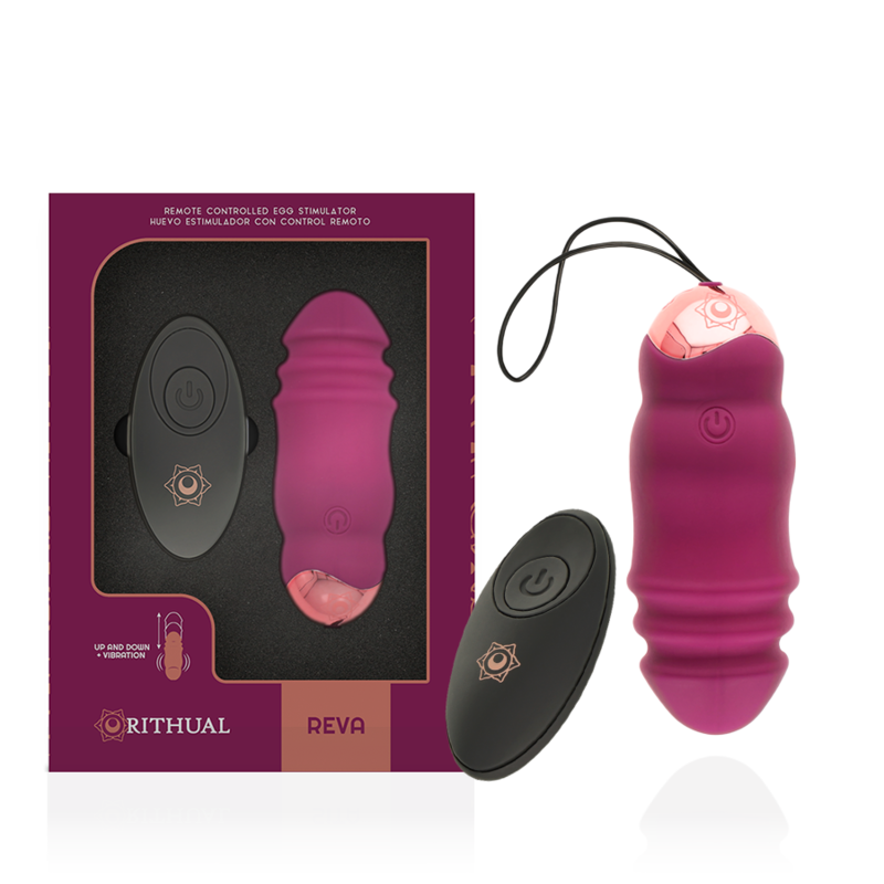 RITHUAL - REVA EGG FJÄRRKONTROLL UPP- OCH NERSYSTEM + VIBRATION