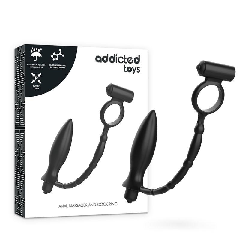 BEROENDE LEKSAKER - ANALPLUGG MED VIBRATIONSRING
