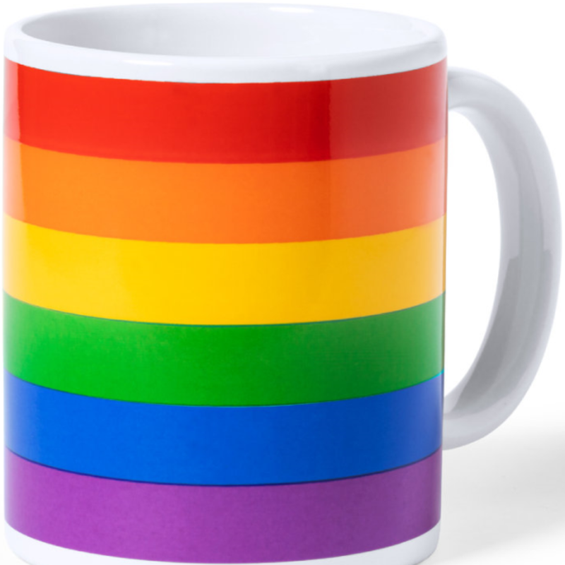 PRIDE - HBTQ-FLAGGKOPP I INDIVIDUELL ASK KRAFT /sv/pt/sv/fr/it/