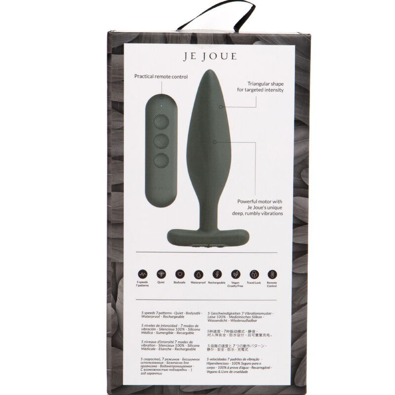 JE JOUE - EGON PLUG ANAL VIBRATOR SVART