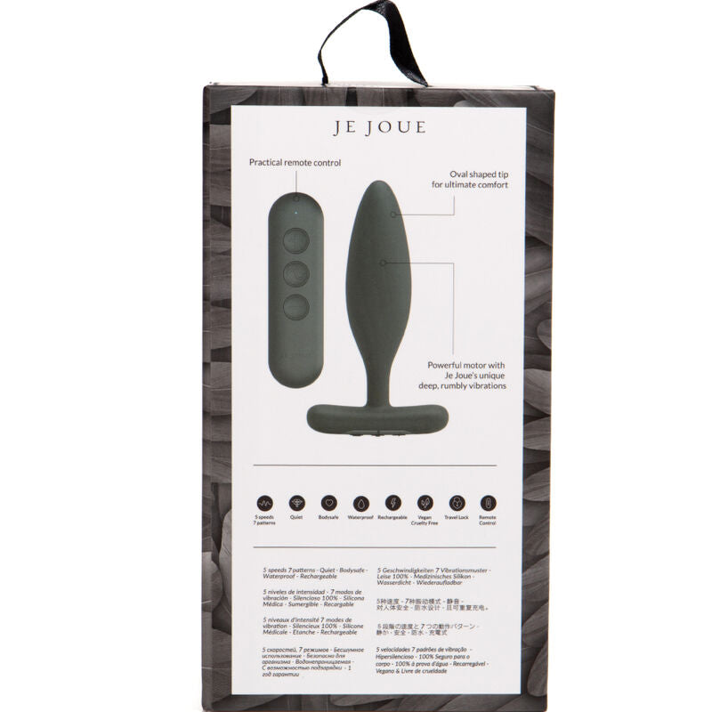 JE JOUE - VESTA ANAL PLUG VIBRATOR SVART