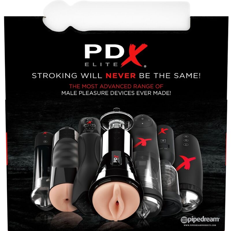 PDX ELITE - STROKER-SET 12 ENHETER: 6X VAGINA, 3X ANO, 3X MUNN