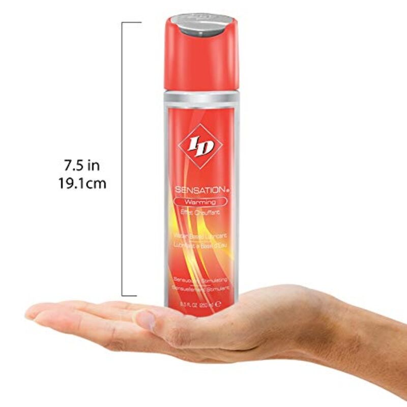 ID SENSATION - VATTENBASERAT GLIDMEDEL MED VÄRMEEFFEKT 250 ML