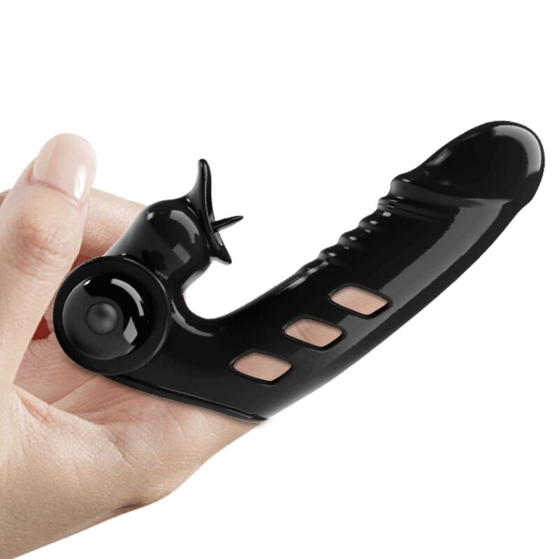 PRETTY LOVE - CORBIN SVART VIBRATORFINGERSKYDD