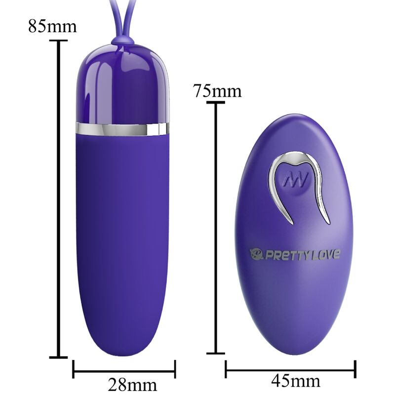 PRETTY LOVE - DARLENE YOUTH VIOLETT MINI VIBRERINGSKULA