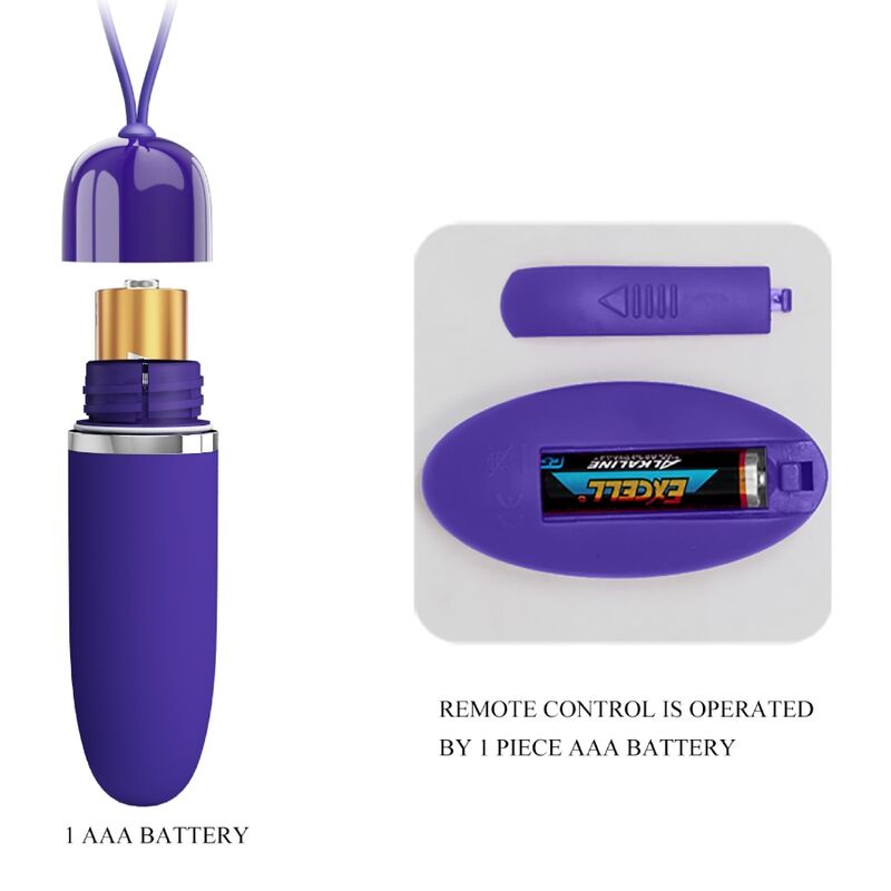 PRETTY LOVE - DARLENE YOUTH VIOLETT MINI VIBRERINGSKULA