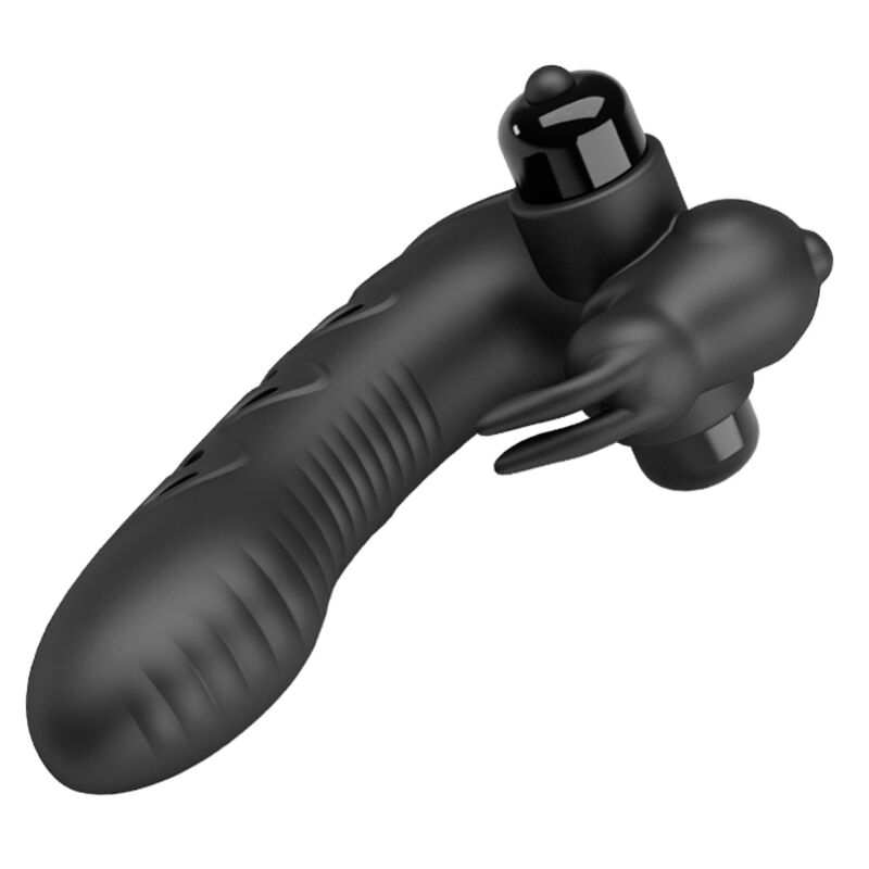 PRETTY LOVE - VANCE BLACK RABBIT VIBRATOR FINGERSKYDD