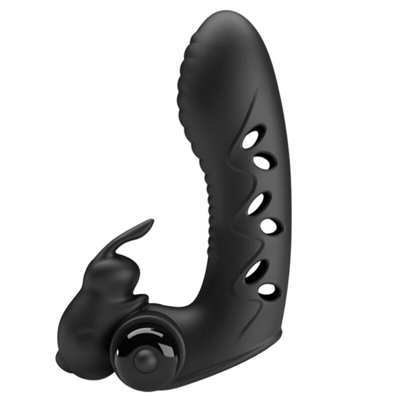 PRETTY LOVE - VANCE BLACK RABBIT VIBRATOR FINGERSKYDD