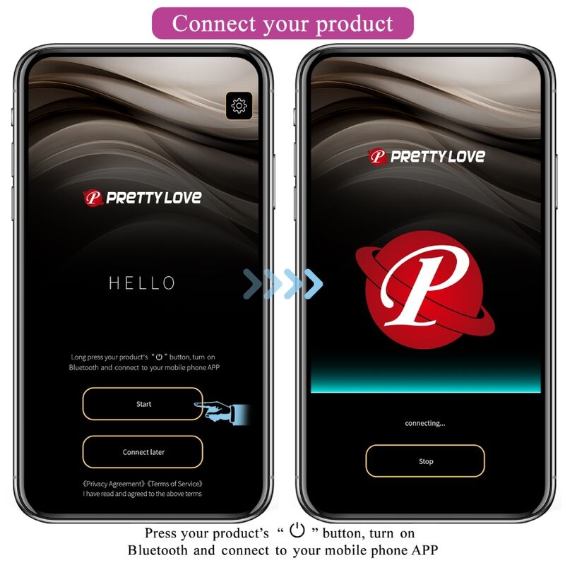 PRETTY LOVE - JEFFERSON APP-STYRD ANALPLUGG SVART