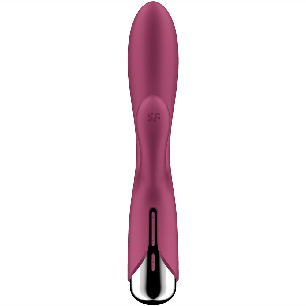 SATISFYER - SNURRANDE KANIN 1 KLITORIS OCH RÖD G-PUNKTSSTIMULERING