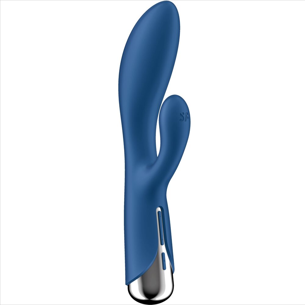 SATISFYER - SNURRANDE KANIN 1 KLITORIS OCH RÖD G-PUNKTSSTIMULERING