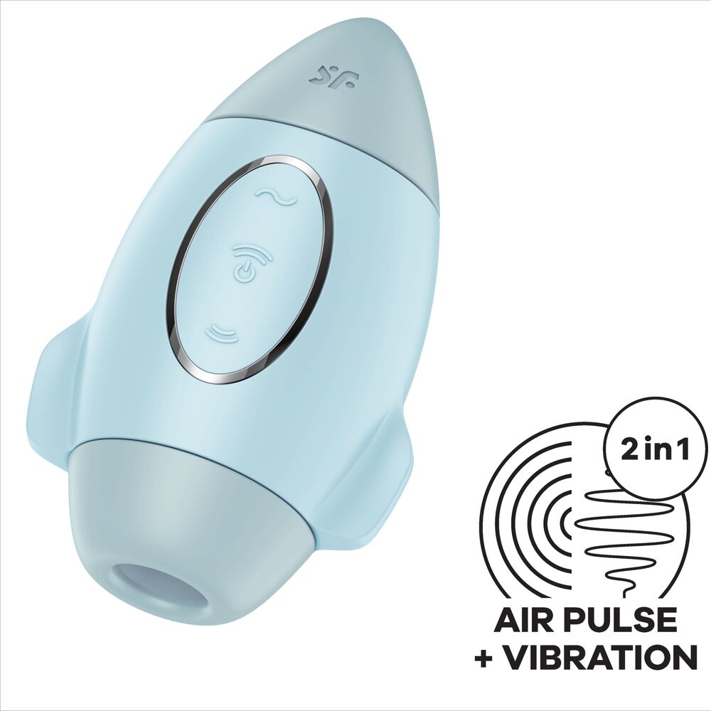 SATISFYER - MISSION CONTROL LILAC LITEN DUBBEL IMPULSVIBRATOR