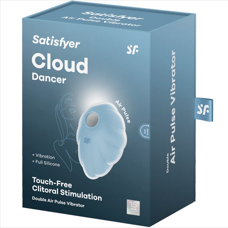 SATISFYER - CLOUD DANCER GRÖN LUFTPULSVIBRATOR