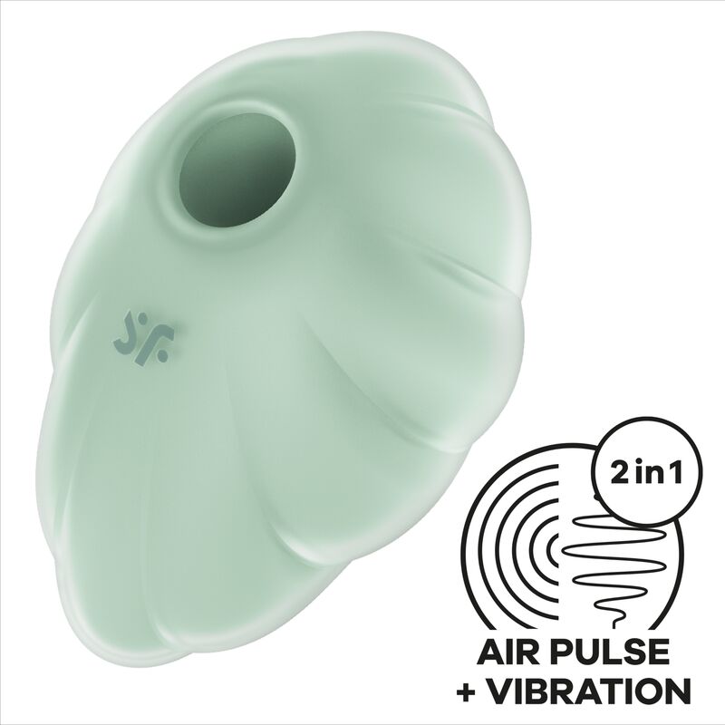 SATISFYER - CLOUD DANCER GRÖN LUFTPULSVIBRATOR