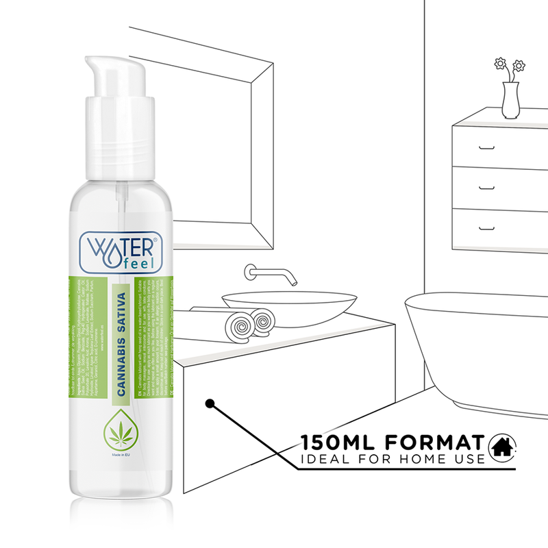 WATERFEEL - CANNABIS GLIDMEDEL 150 ML
