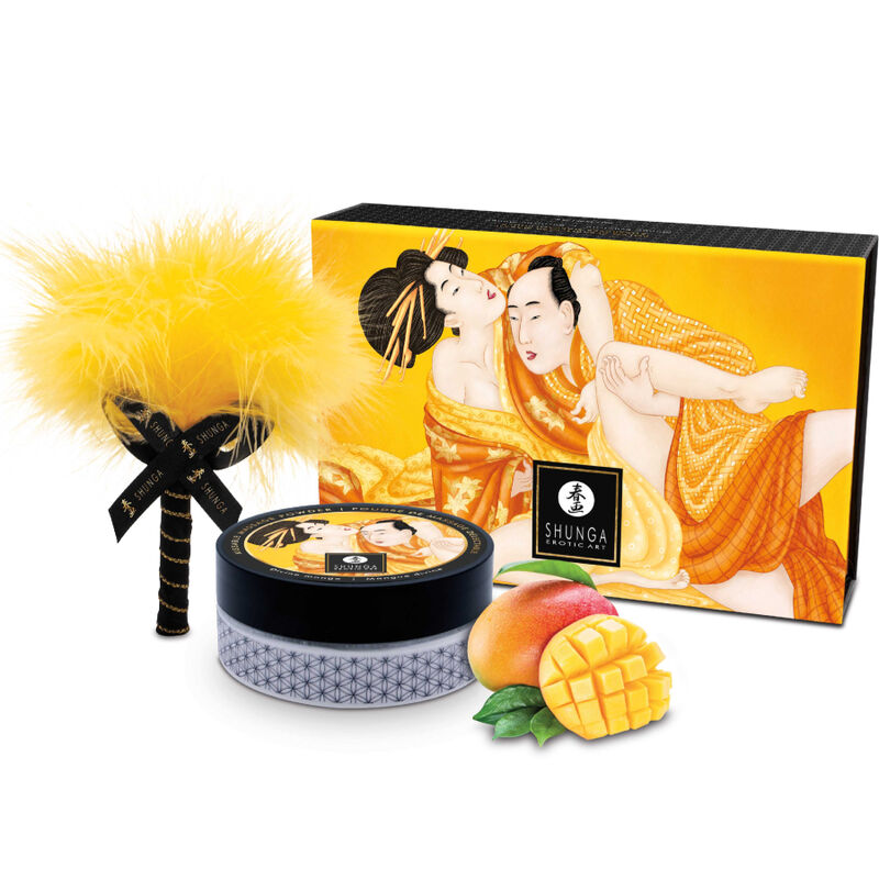 SHUNGA - ÄTBART MASSAGEPULVERKIT MANGO
