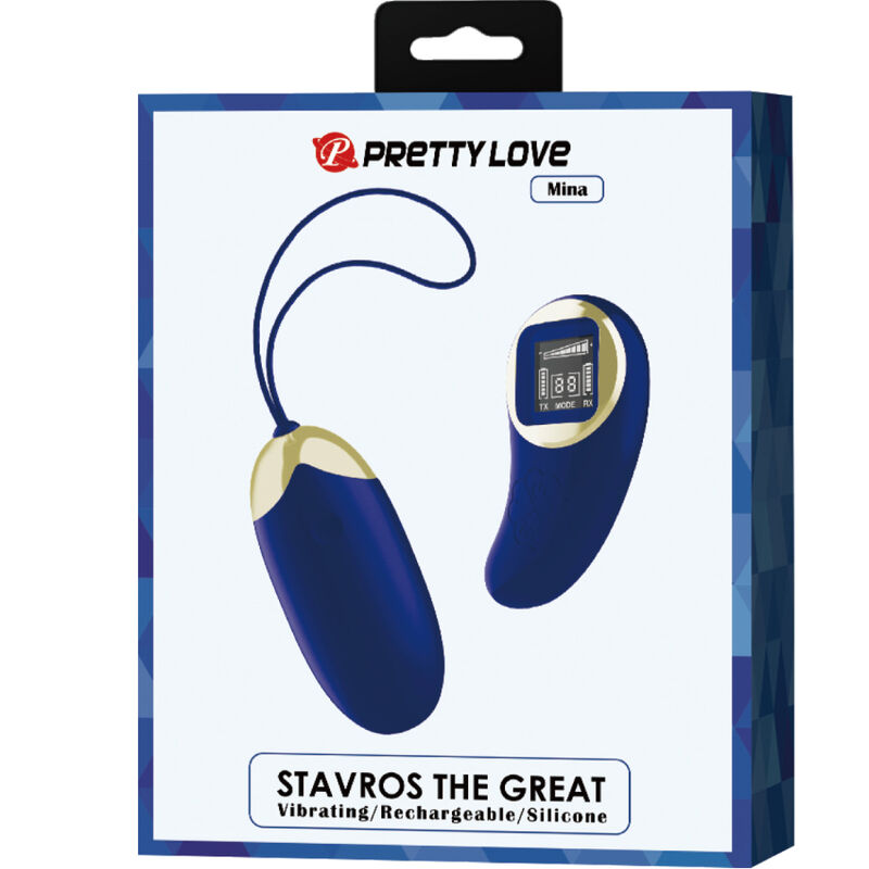 PRETTY LOVE - MINA VIBRERANDE ÄGG FJÄRRKONTROLL BLÅ