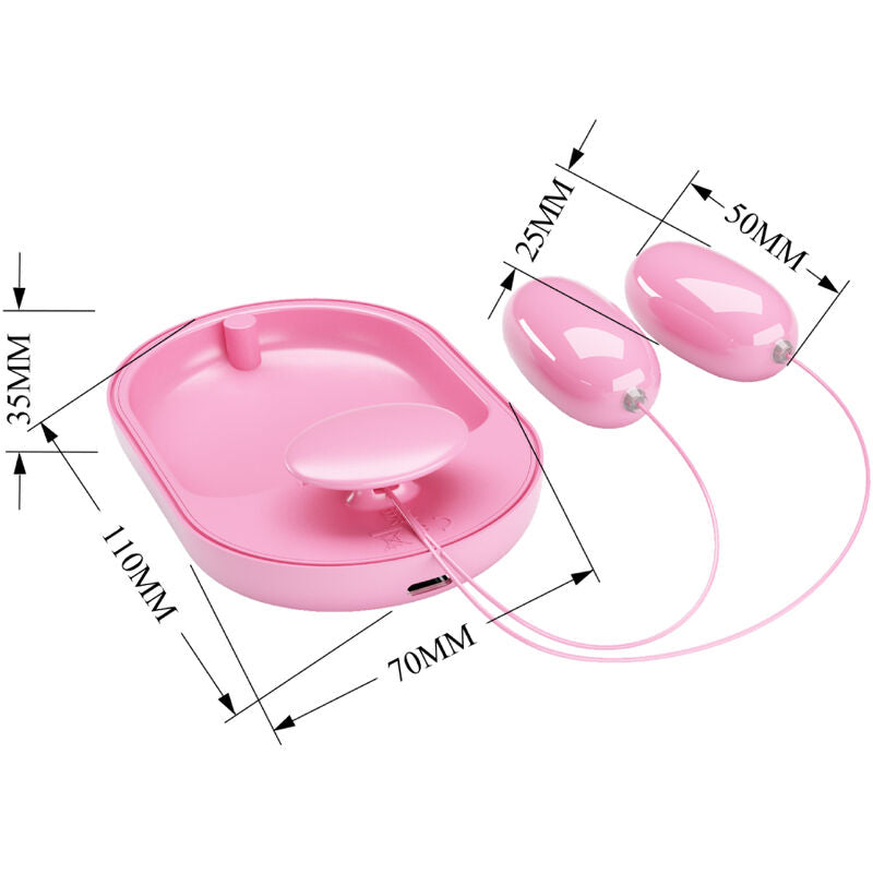 PRETTY LOVE - FUN BOX ROSA VIBRERANDE KULA