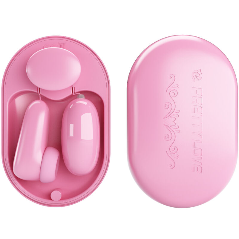 PRETTY LOVE - MAGIC BOX VIBRERANDE KULA &amp; ROSA STIMULATOR