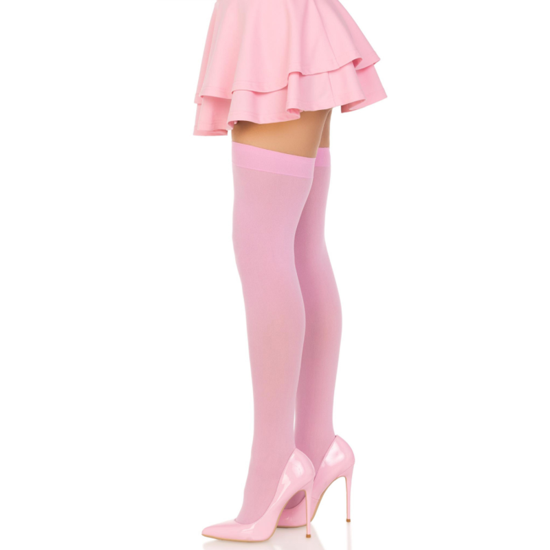 LEG AVENUE - NYLON LÅRSTÖDOR ROSA