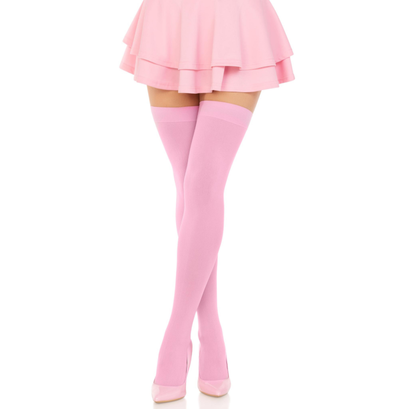 LEG AVENUE - NYLON LÅRSTÖDOR ROSA