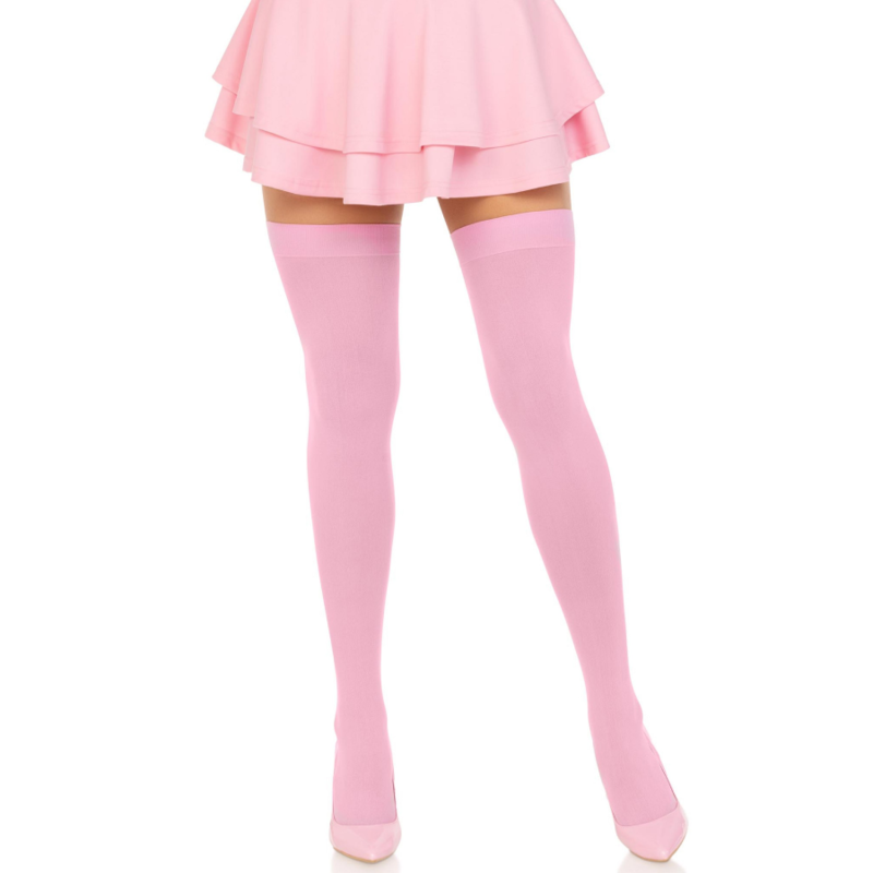 LEG AVENUE - NYLON LÅRSTÖDOR ROSA