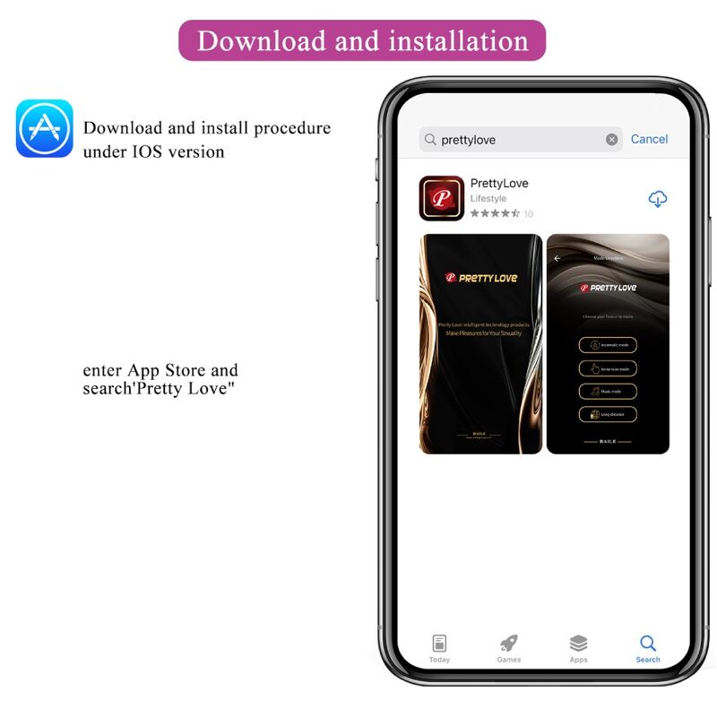 PRETTY LOVE - JAYLEEN VIBRATOR APP FJÄRRKONTROLL LILA