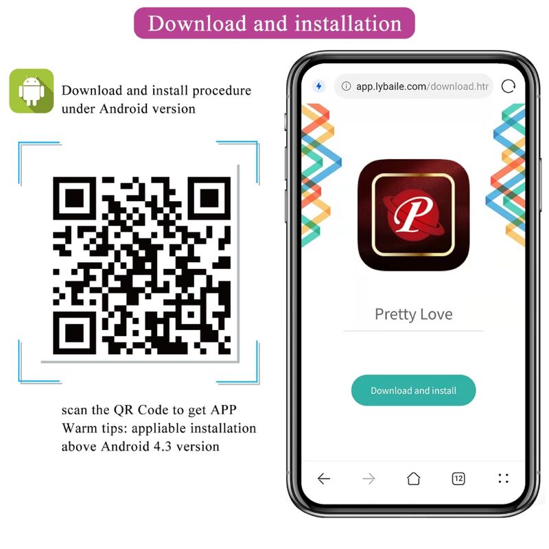 PRETTY LOVE - JAYLEEN VIBRATOR APP FJÄRRKONTROLL LILA