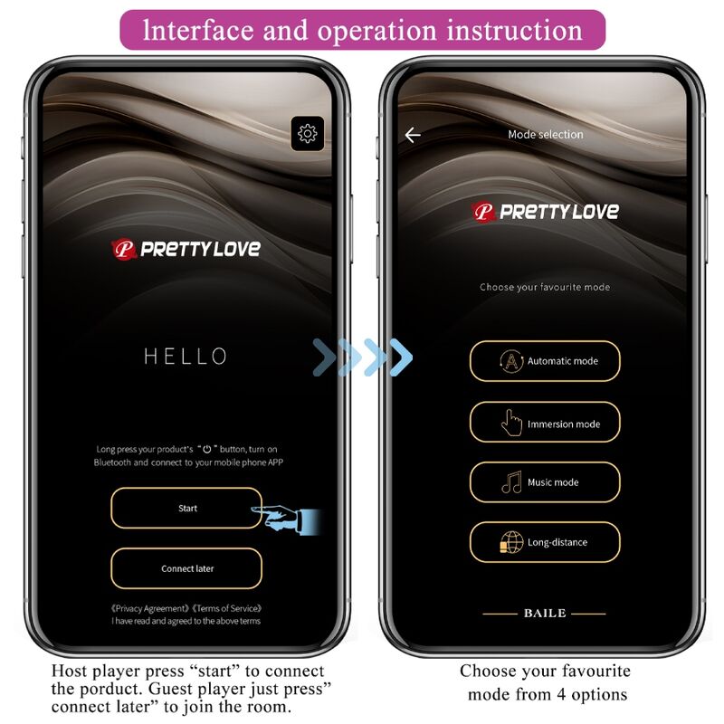 PRETTY LOVE - JEFFERSON APP-STYRD ANALPLUGG LILA