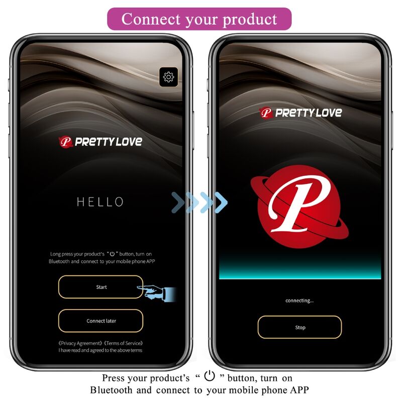PRETTY LOVE - JEFFERSON APP-STYRD ANALPLUGG LILA