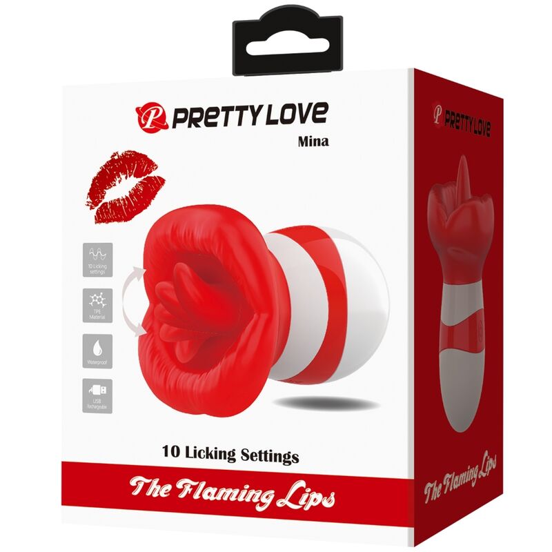 PRETTY LOVE - MINA TUNGSTIMULERING LJUSRÖD