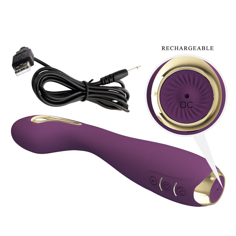 PRETTY LOVE - HECTOR ELEKTROCHOCKVIBRATOR MED APPKONTROLL LILA