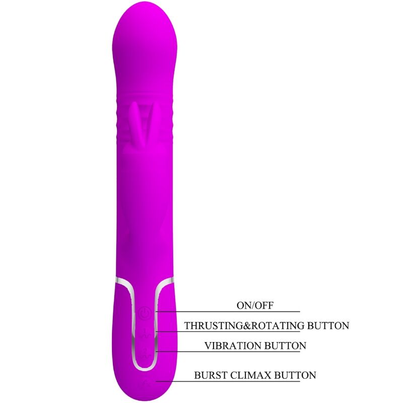 PRETTY LOVE - COALE KANINVIBRATOR PÄRLOR VIOLETTA
