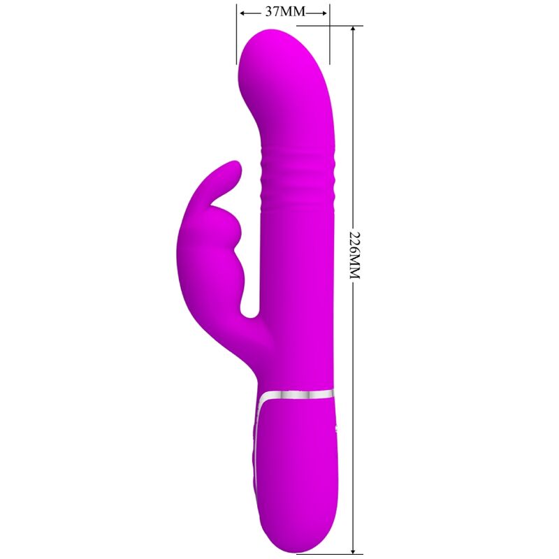 PRETTY LOVE - COALE KANINVIBRATOR PÄRLOR VIOLETTA