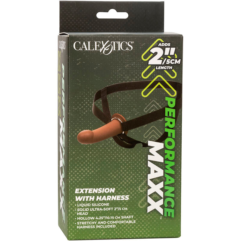 CALEXOTICS - PERFORMANCE MAXX-FÖRLÄNGNING MED SELE BRUN HUD