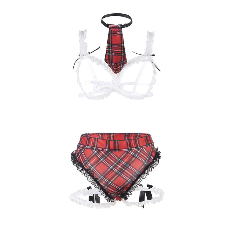 SUBBLIME - SEXIG SKOLFLICKEKOSTYM MED BH L/XL
