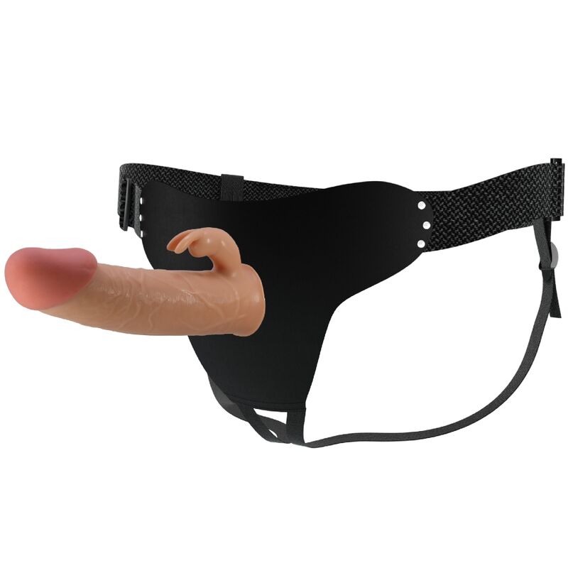 PRETTY LOVE - MAVIS HARNESS UNIVERSAL TROSOR MED DILDO 19 CM NATURLIG