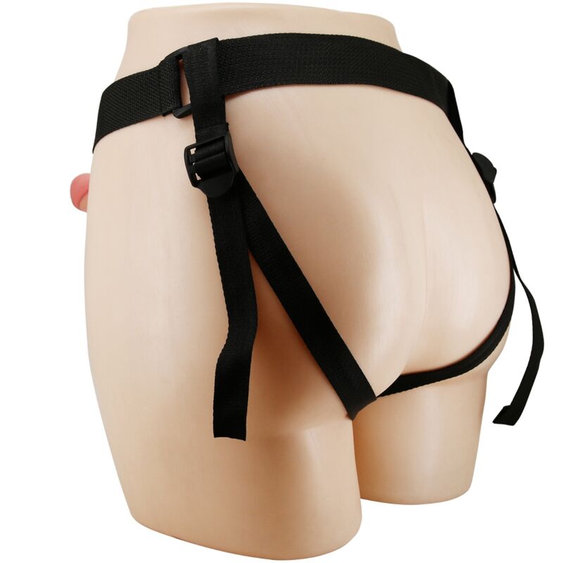 PRETTY LOVE - MAVIS HARNESS UNIVERSAL TROSOR MED DILDO 19 CM NATURLIG