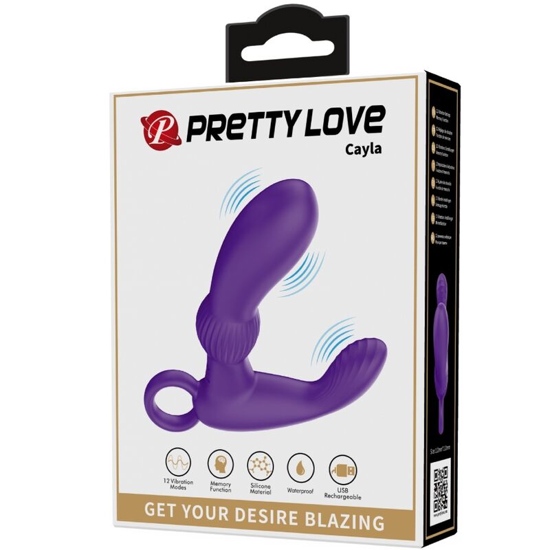 VÄN KÄRLEK - CAYLA ANALVIBRATOR MASSAGERI LILA