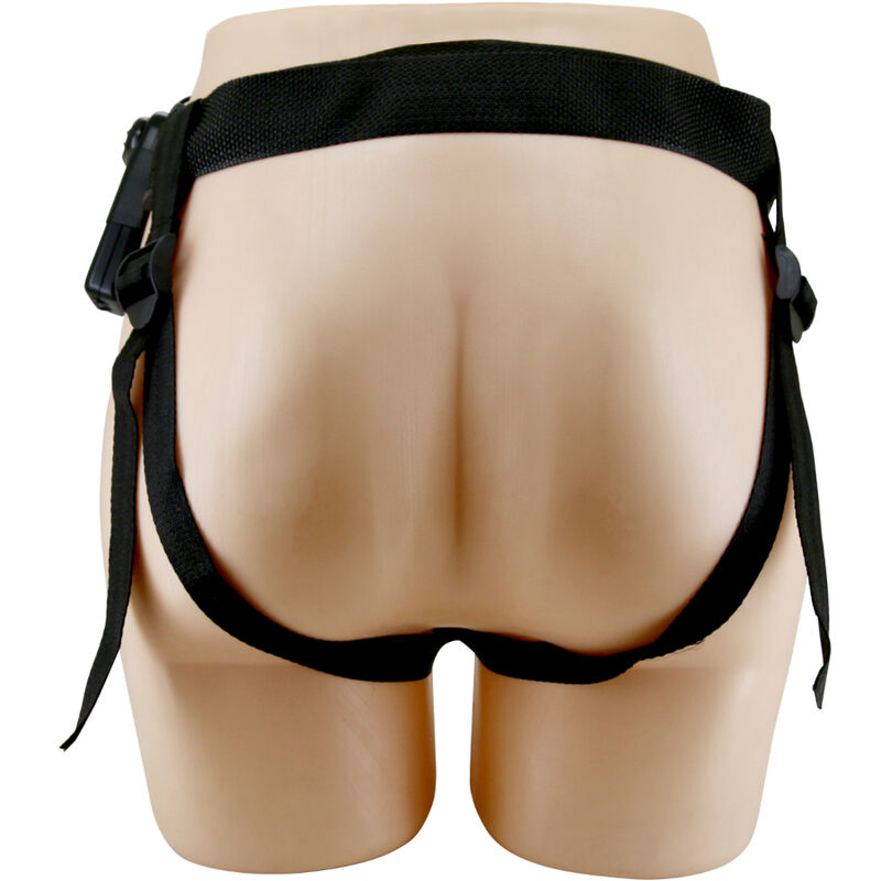 PRETTY LOVE - STARKS HARNESS BRIEFS MULTI-SPEED VIBRATIONSDILDO 17,5 CM LJUSBRUN