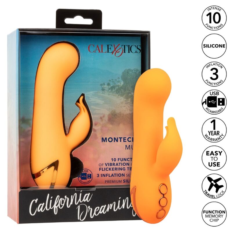 CALEXOTICS - MONTECITO MUSE VIBRATOR KANIN ORANGE FRÅN CALIFORNIA DREAMING
