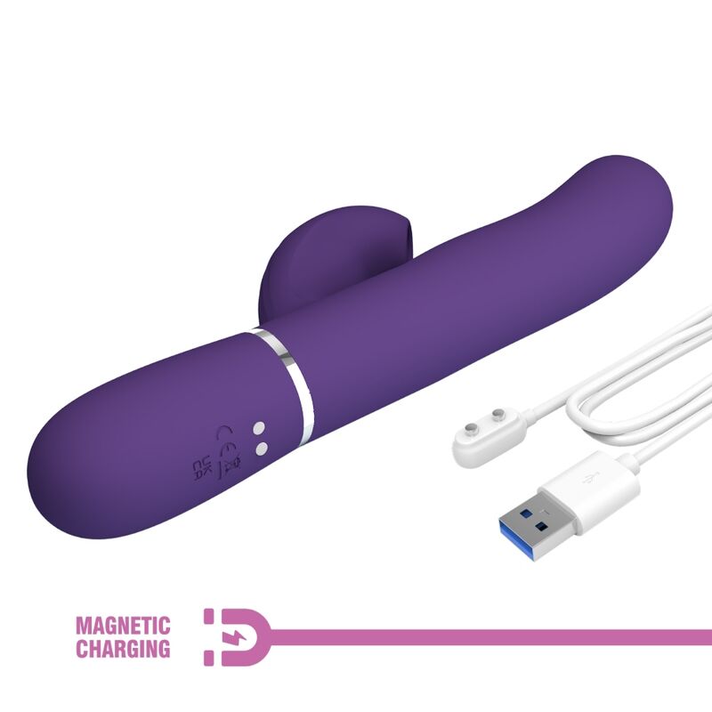 PRETTY LOVE - PERLITA G-PUNKTSVIBRATOR 3 I 1 MULTIFUNKTION LILA