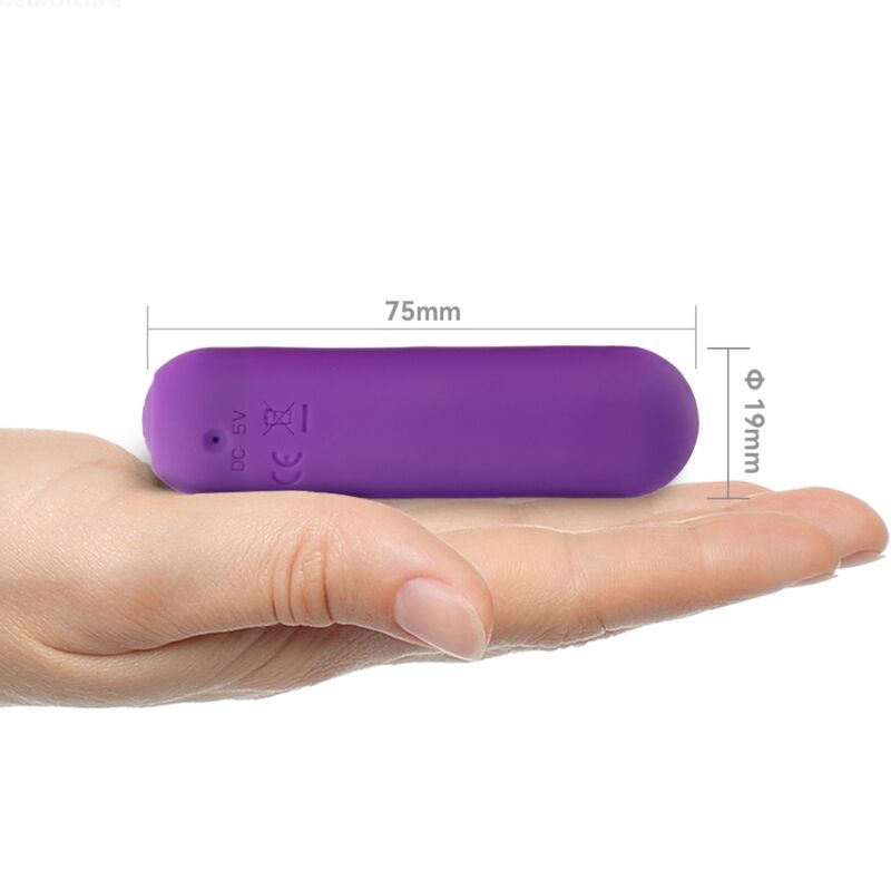 ARMONY - SPLASH HAHA VIBRATOR KULA SILIKON 10 VIBRATIONER 75 X 19 CM LILA