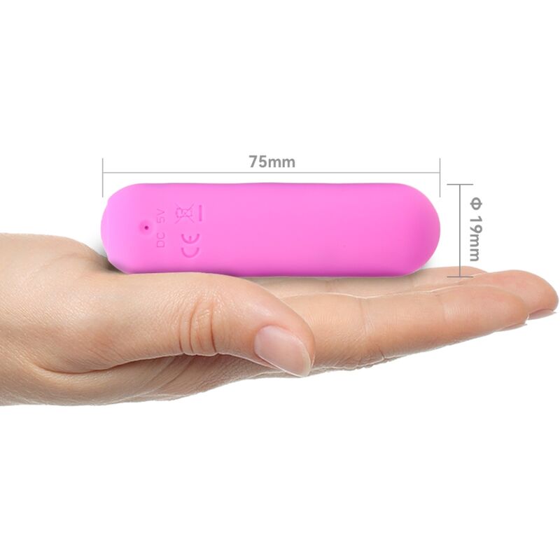 ARMONY - SPLASH HAHA VIBRATOR KULA SILIKON 10 VIBRATIONER 75 X 19 CM ROSA