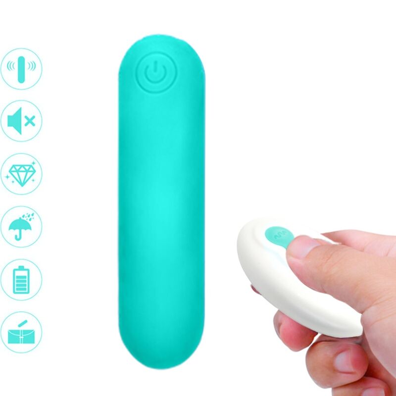 ARMONY - SPLASH JOLINE VIBRATOR KULA SILIKON FJÄRRKONTROLL 10 VIBRATIONER 65 X 15 CM GRÖN