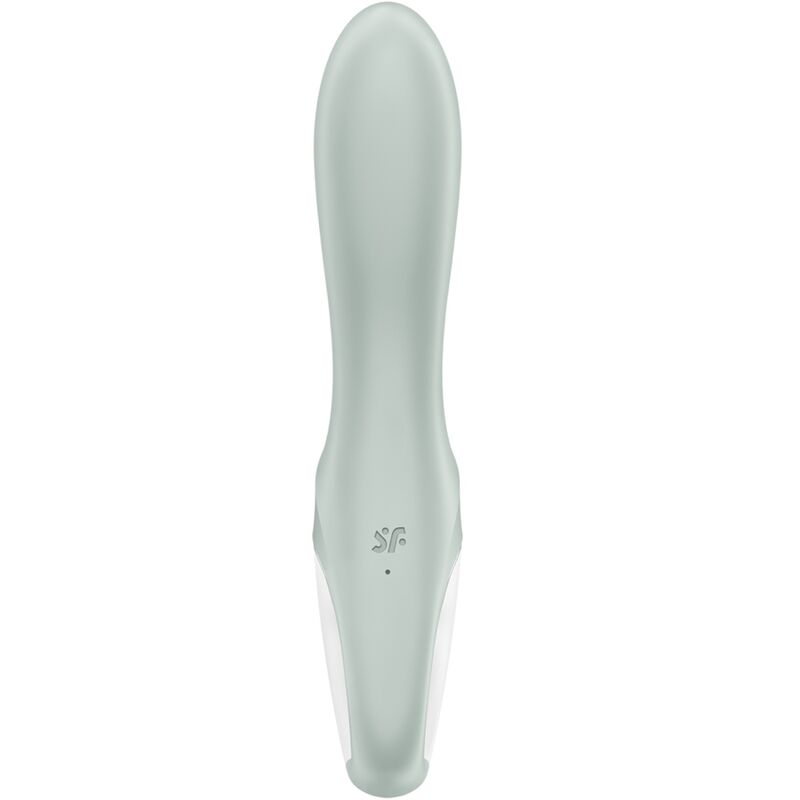 SATISFYER - AIR PUMP BOOTY 3 UPPBLÅSBAR ANALVIBRATOR GRÅGRÖN